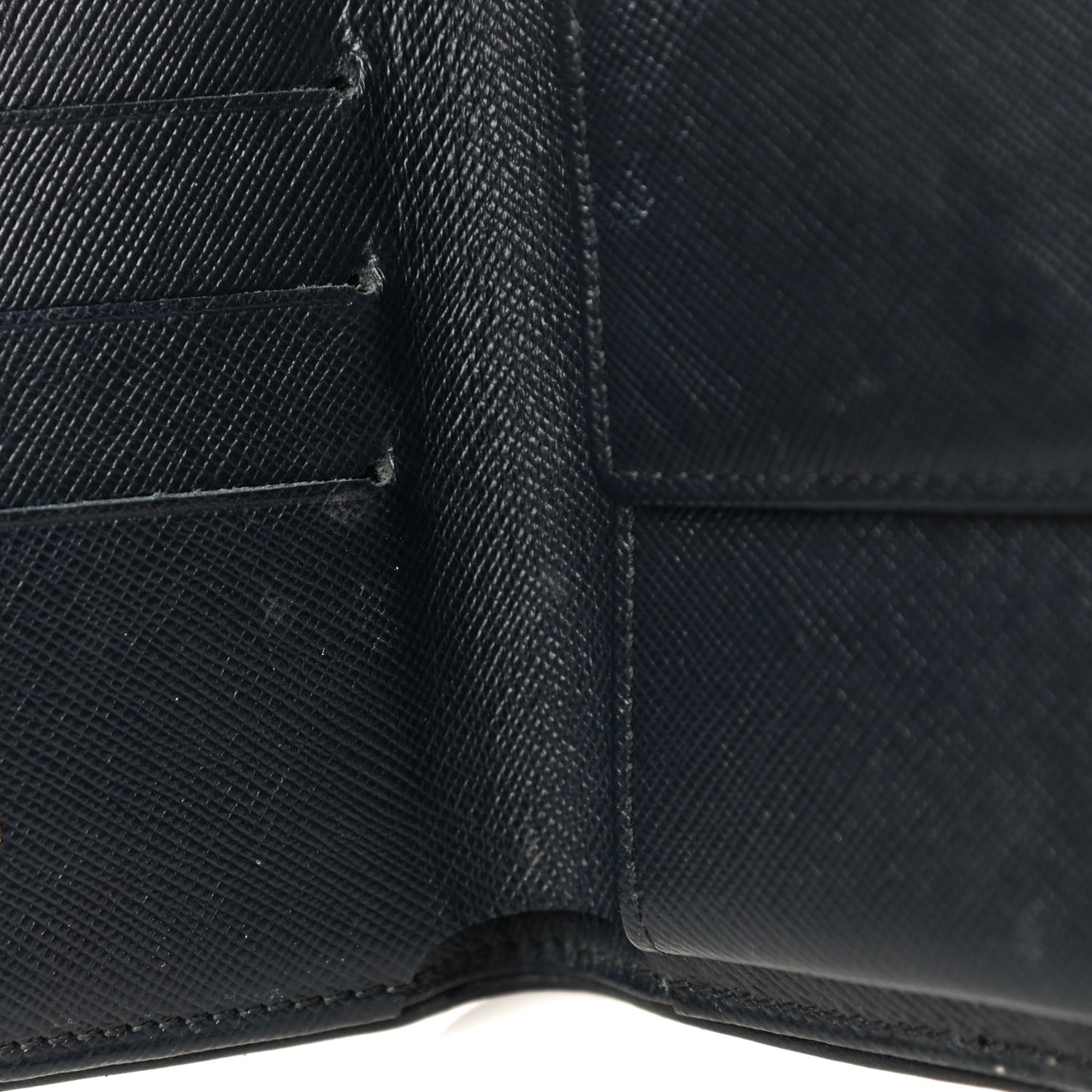 Mini Monogram Compact Wallet Blue