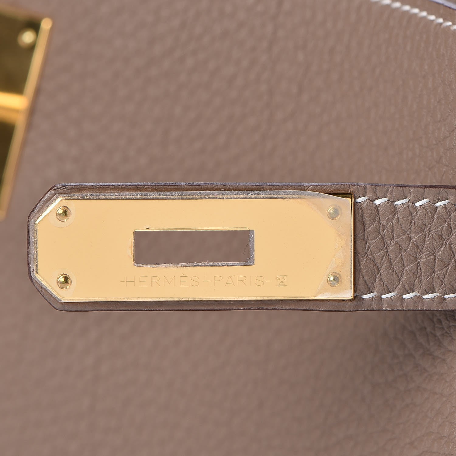 Hermes Togo Kelly Retourne 32 Etoupe 22 of 36