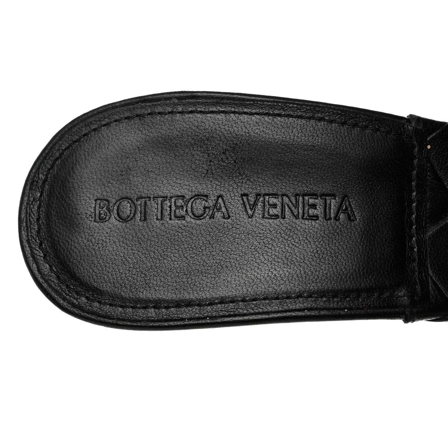 Bottega Veneta Nappa Maxi Intrecciato Lido Mule Sandals 37 Black 7 of 8