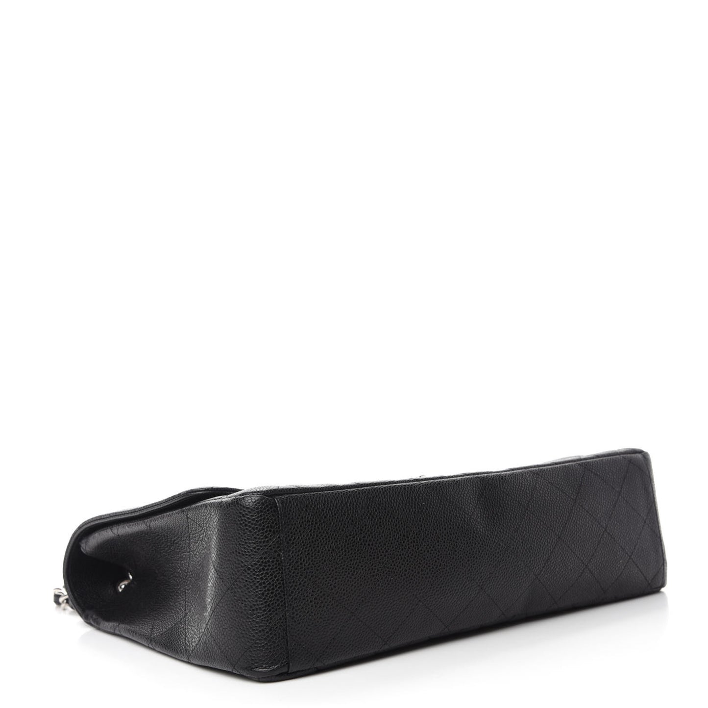 Caviar Quilted Maxi Single Flap Black