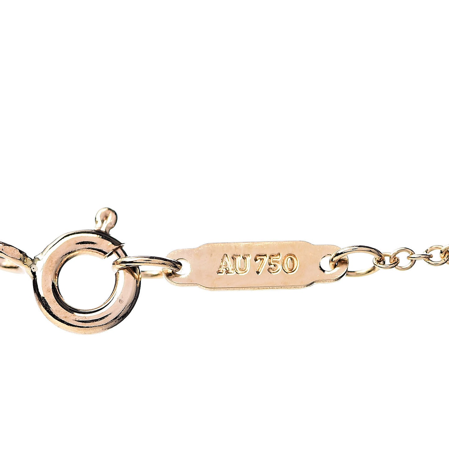 18K Yellow Gold 1837 Horseshoe Pendant Necklace