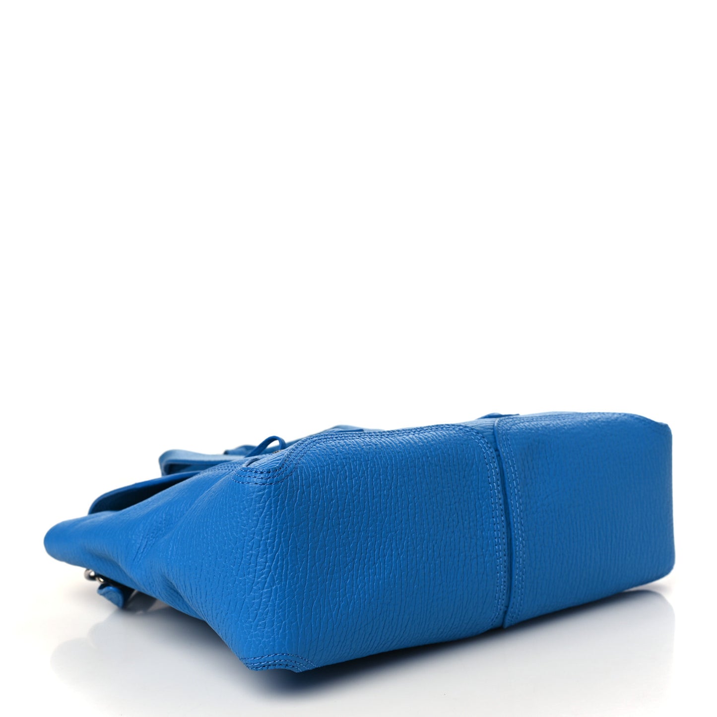 Textured Calfskin Large Pashli Satchel Cobalt