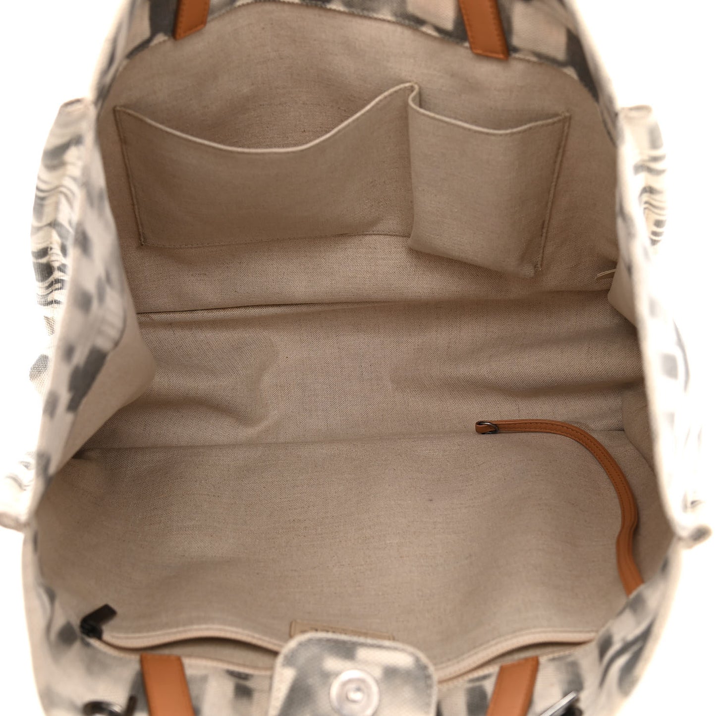 Canvas Large Iliad Shopping Tote Beige