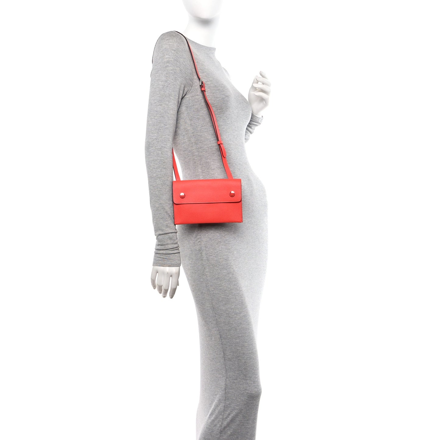 Epsom Hermesnap Wallet Orange Poppy