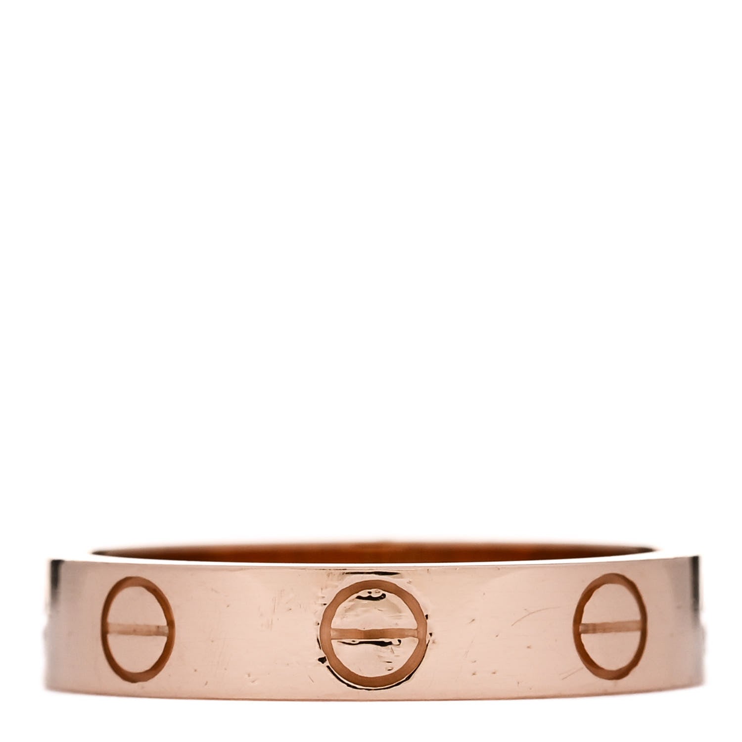 Cartier 18K Pink Gold 3.5mm LOVE Wedding Band Ring 50 5.25 3 of 5