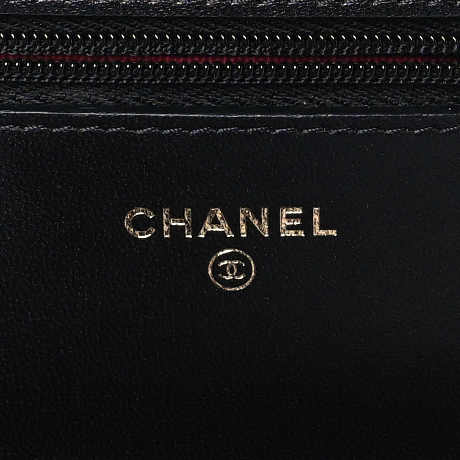 Chanel Lambskin Plexiglass Quilted Coco Love Wallet On Chain WOC Black 6 of 9