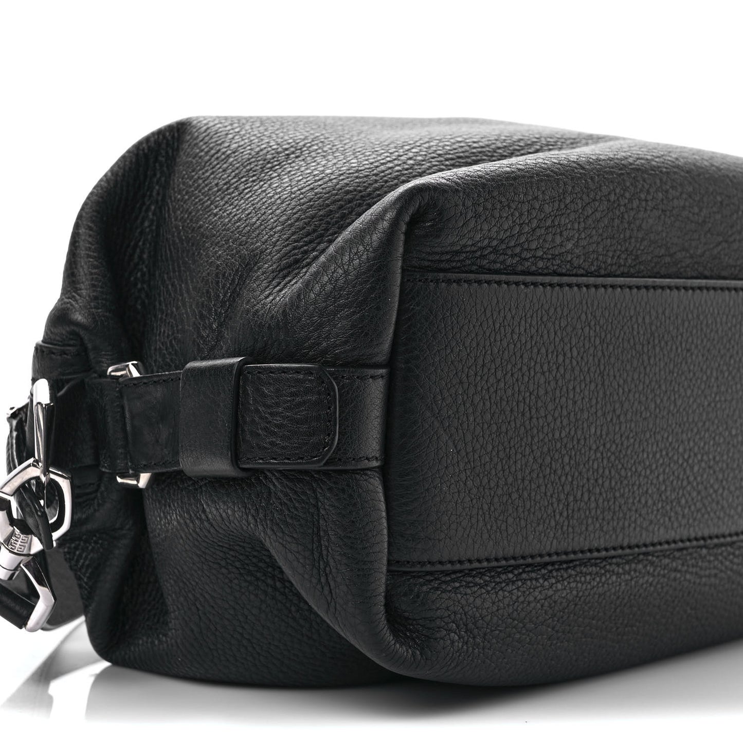 Pebbled Calfskin Medium Nightingale Black