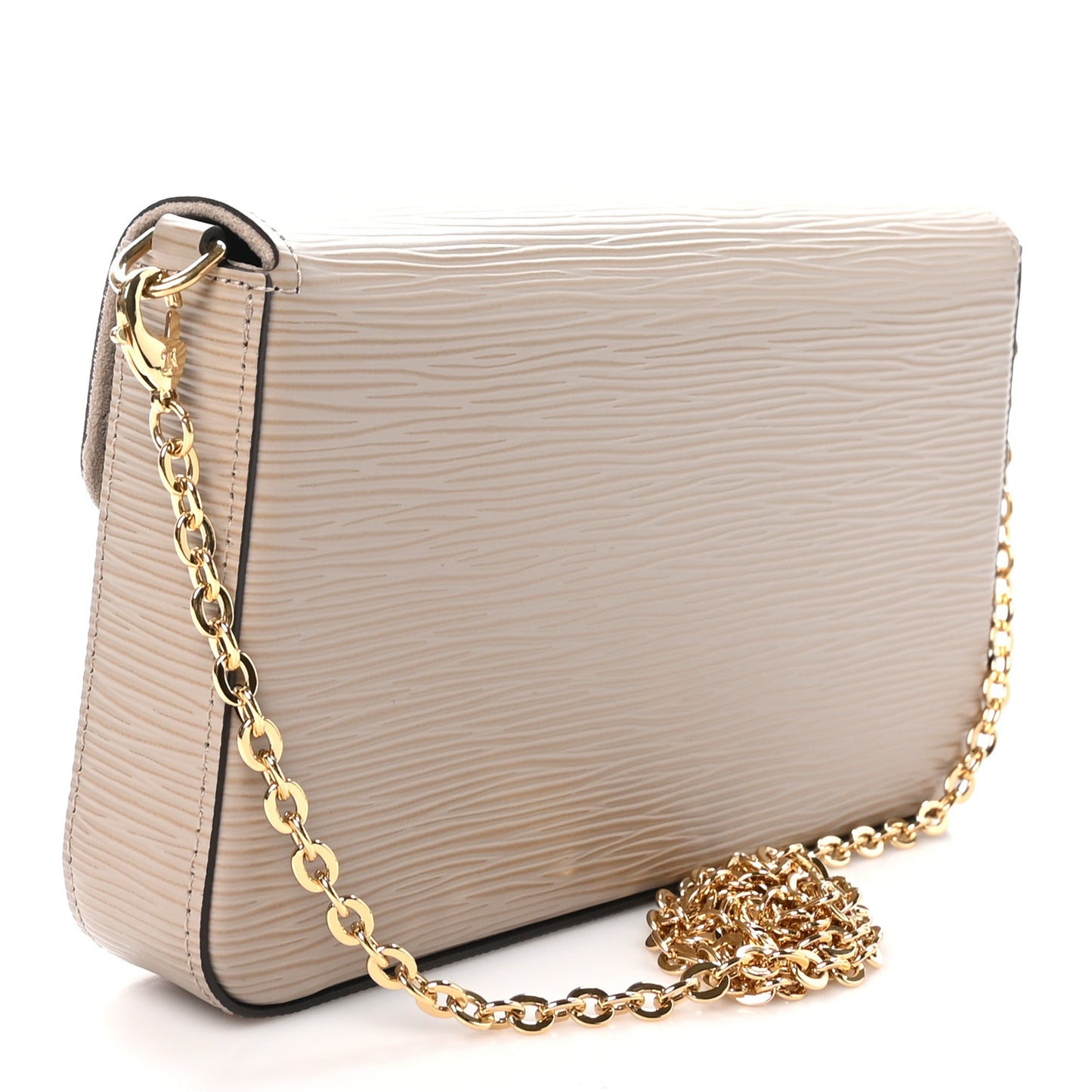 Epi Felicie Pochette Chain Wallet Galet