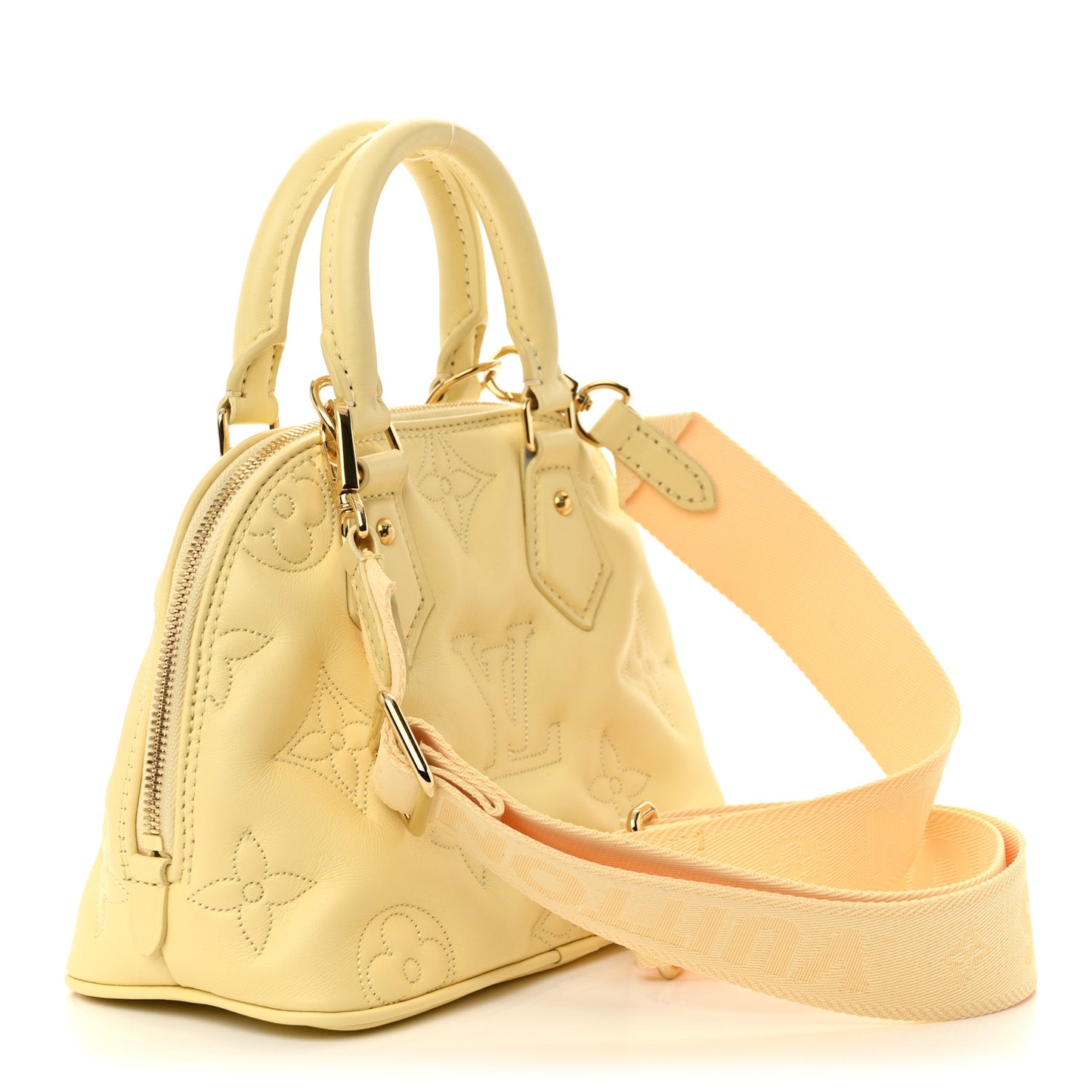 Calfskin Bubblegram Alma BB Banana