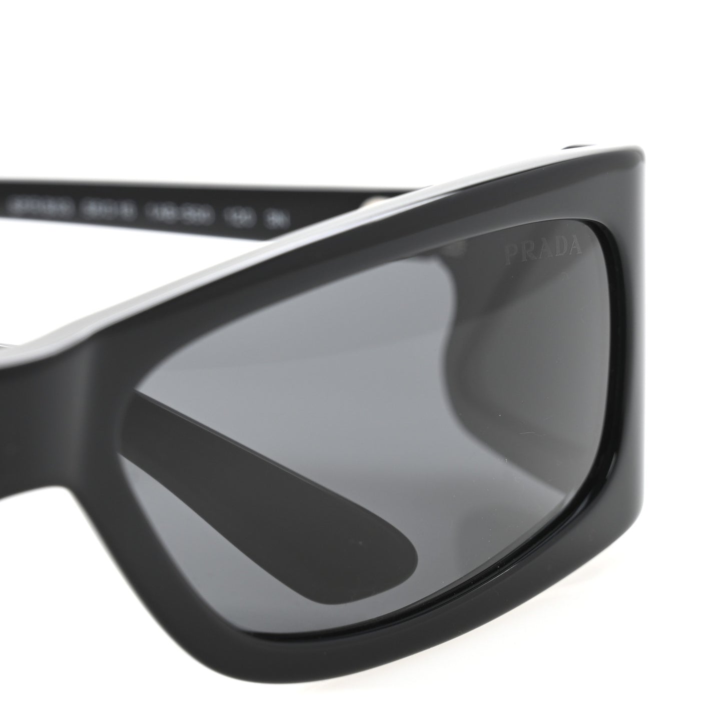 Acetate Rectangular Sunglasses SPR B03 Black