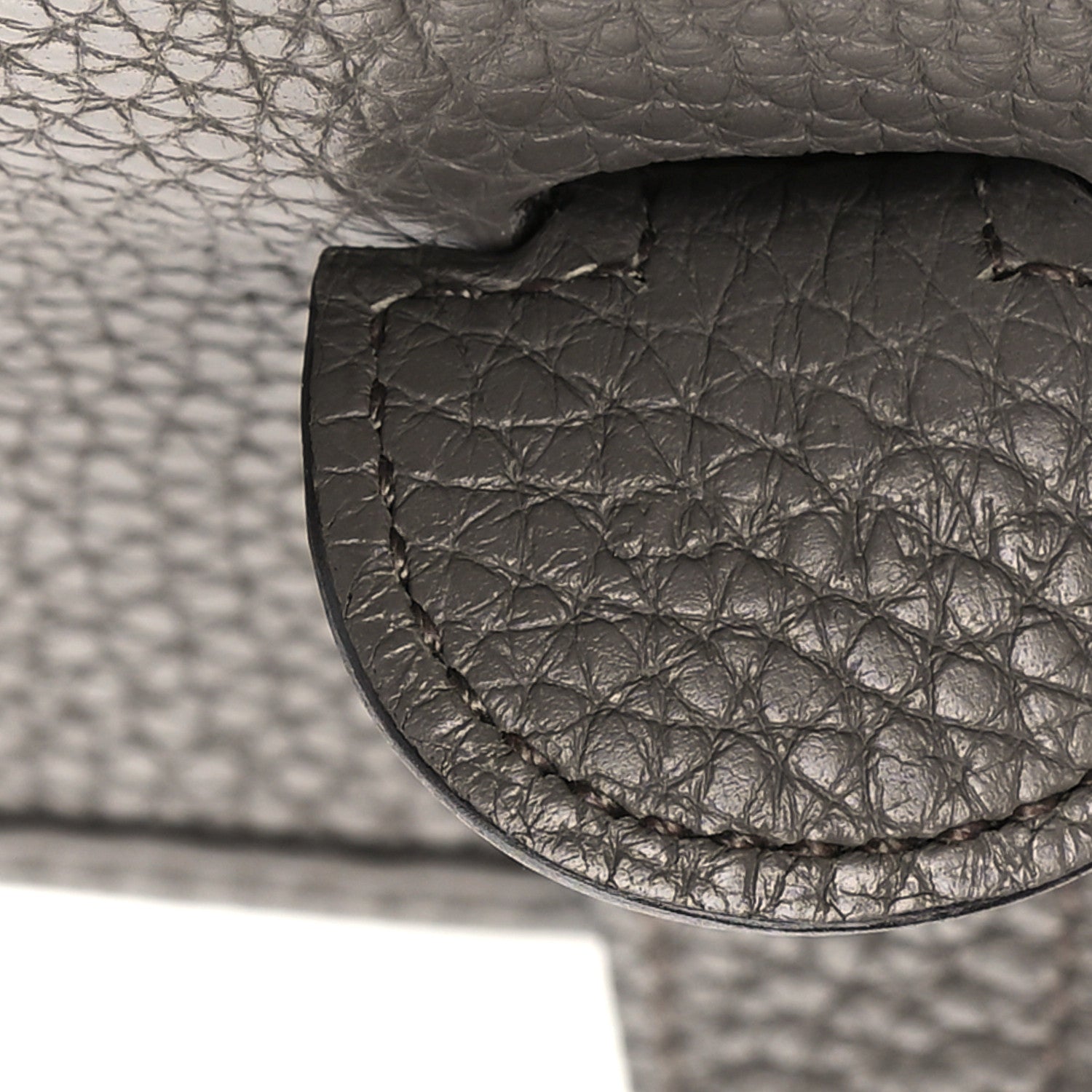 Hermes Taurillon Clemence Evelyne III GM Etoupe 7 of 11