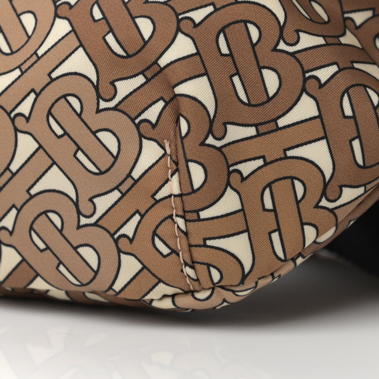 Nylon Monogram Bum Bag Beige