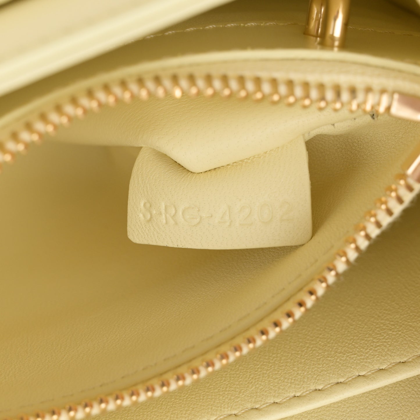 Satinated Calfskin Mini 16 Top Handle Bag Soft Yellow