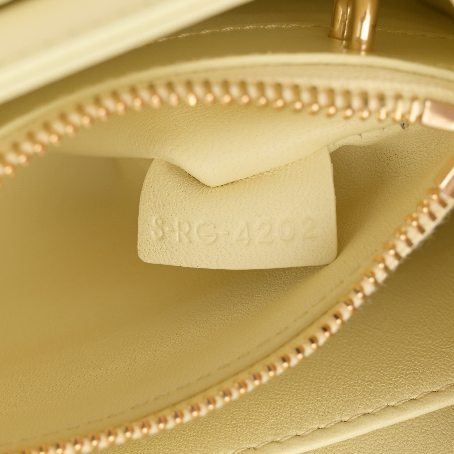 Celine Satinated Calfskin Mini 16 Top Handle Bag Soft Yellow 9 of 16