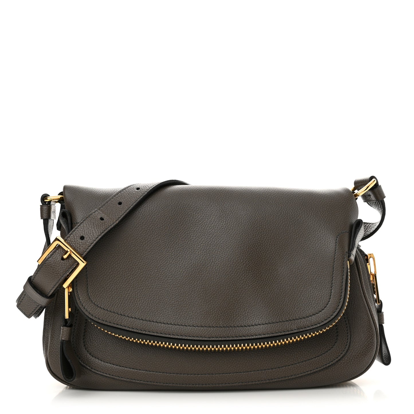 Pebbled Calfskin Medium Jennifer Graphite