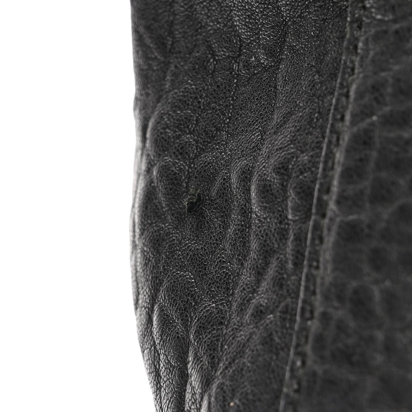 Canyon Grained Lambskin Large Lady Dior Black