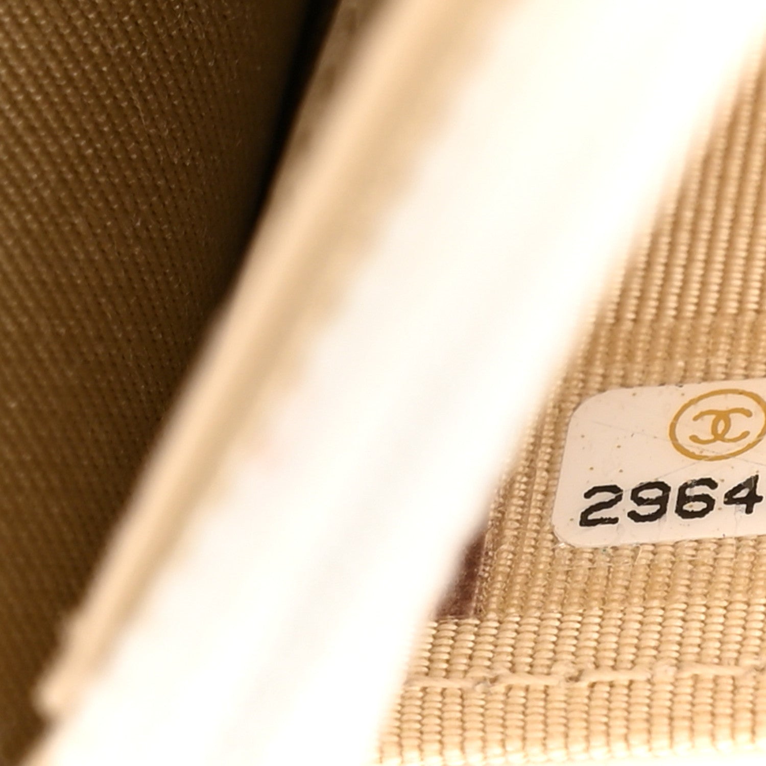 Chanel Aged Calfskin Chevron Quilted Gabrielle Wallet On Chain WOC White 8 of 11