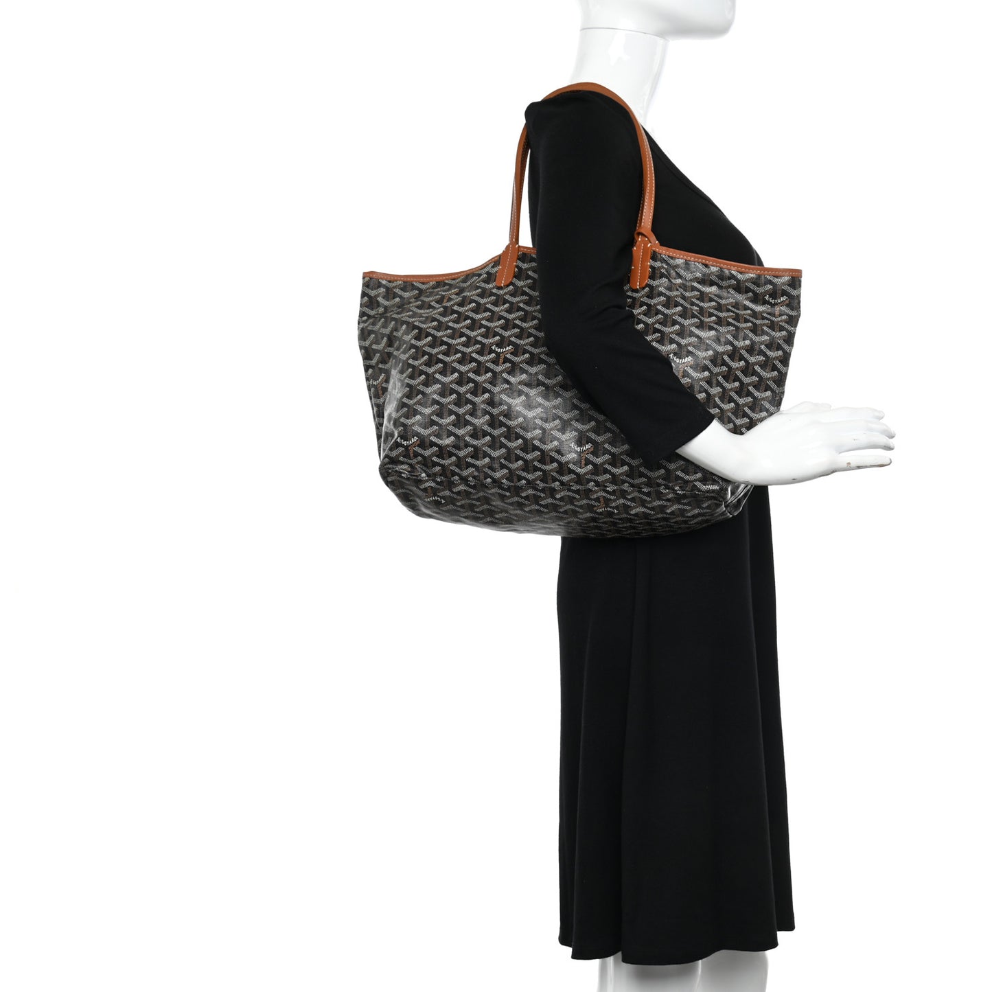 Goyardine Saint Louis PM Black Gold