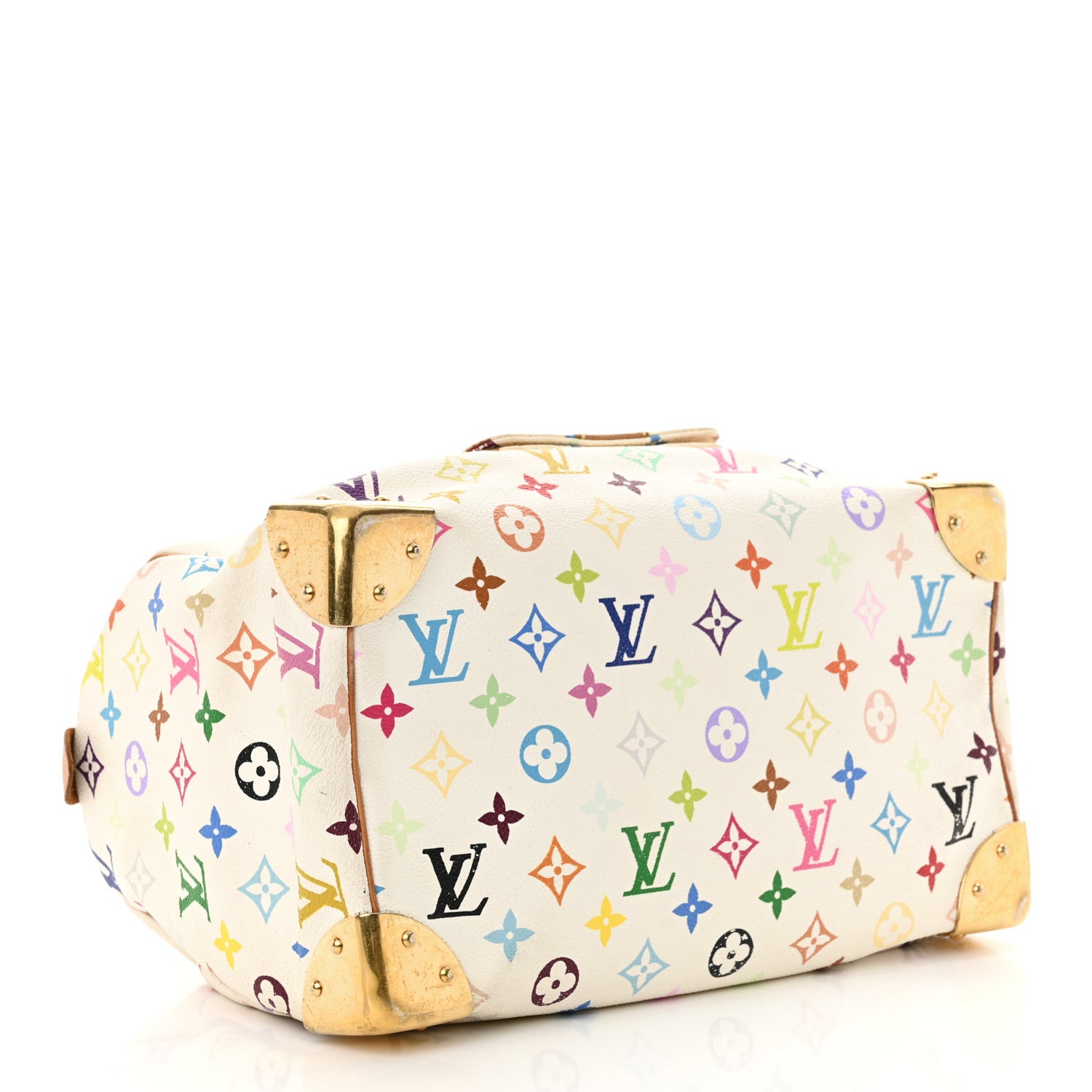 Louis Vuitton Monogram Multicolor Speedy 30 White 4 of 14
