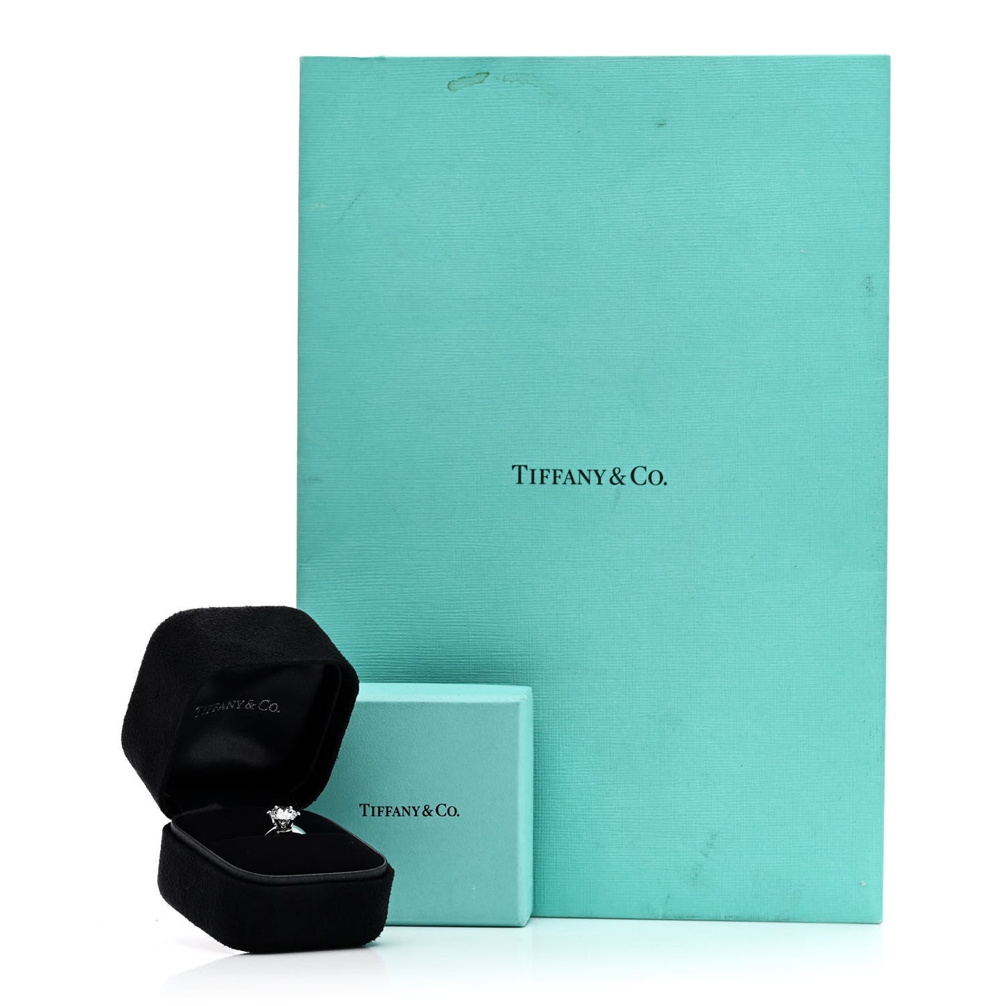 Platinum Diamond 1.32ct Solitaire Engagement Ring 49 4.75