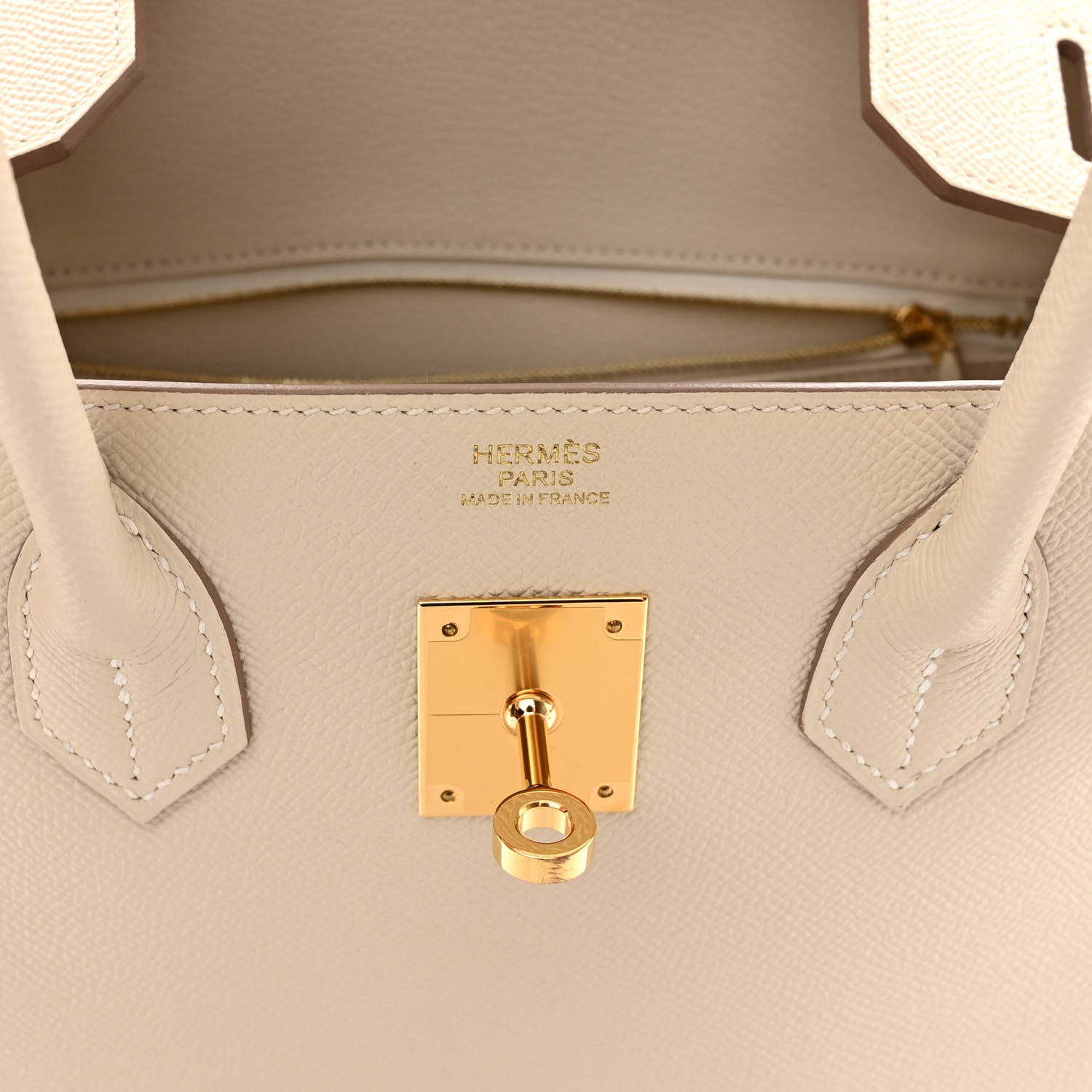 Hermes Epsom Birkin 30 Craie 6 of 15