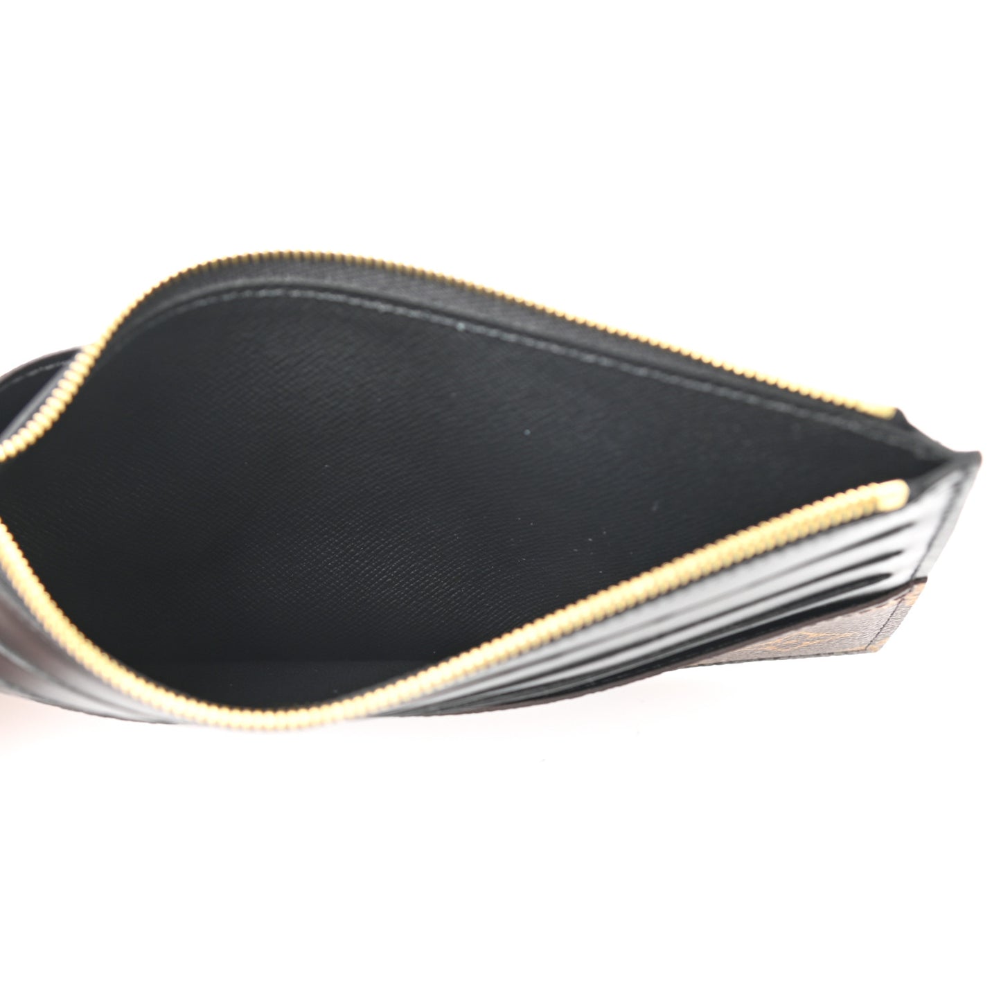 Monogram Slim Purse Black