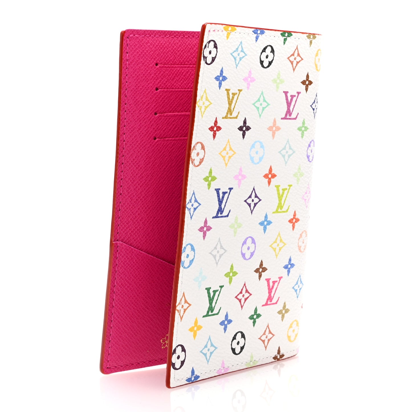 LV X TM Monogram Multicolor Passport Cover White