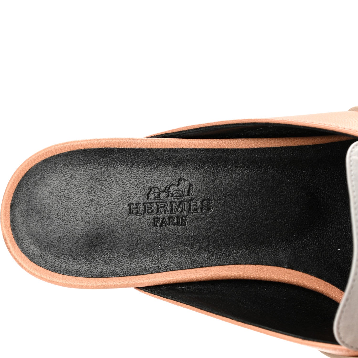 Hermes Goatskin Oz Mules 36.5 Rose Aube Multicolore 7 of 8