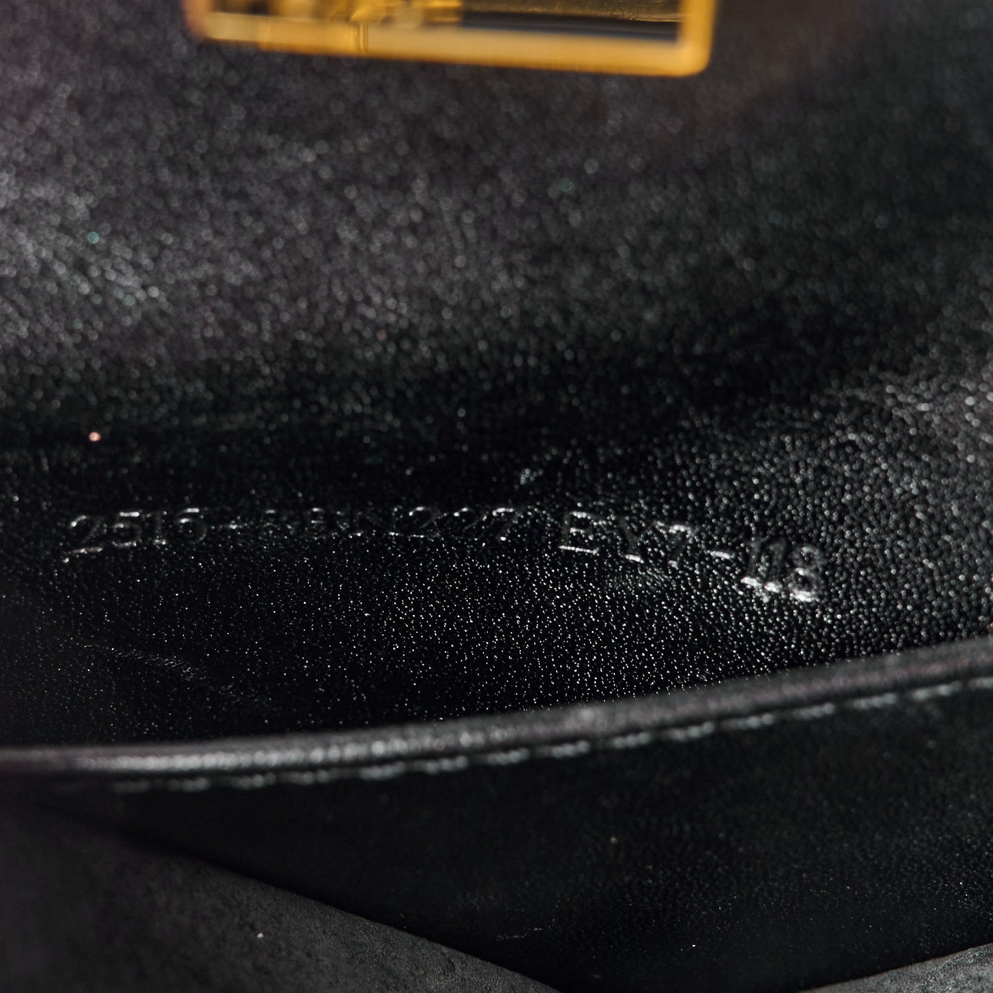 Vitello Saddle Mini Peekaboo Iconic Satchel Black