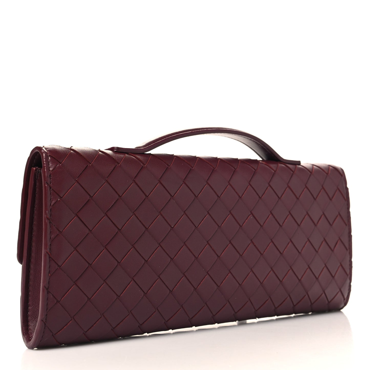 Nappa Intrecciato Long Andiamo Top Handle Clutch Barolo