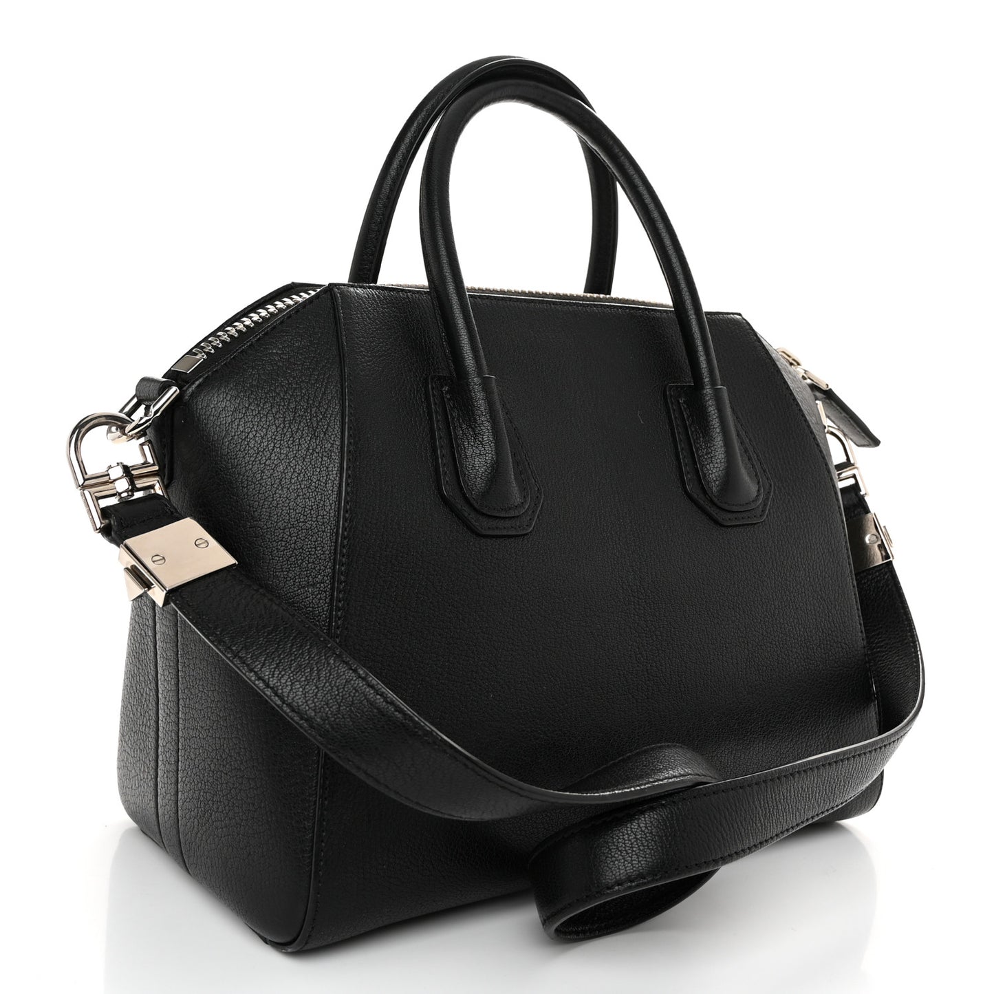 Sugar Goatskin Small Antigona Black