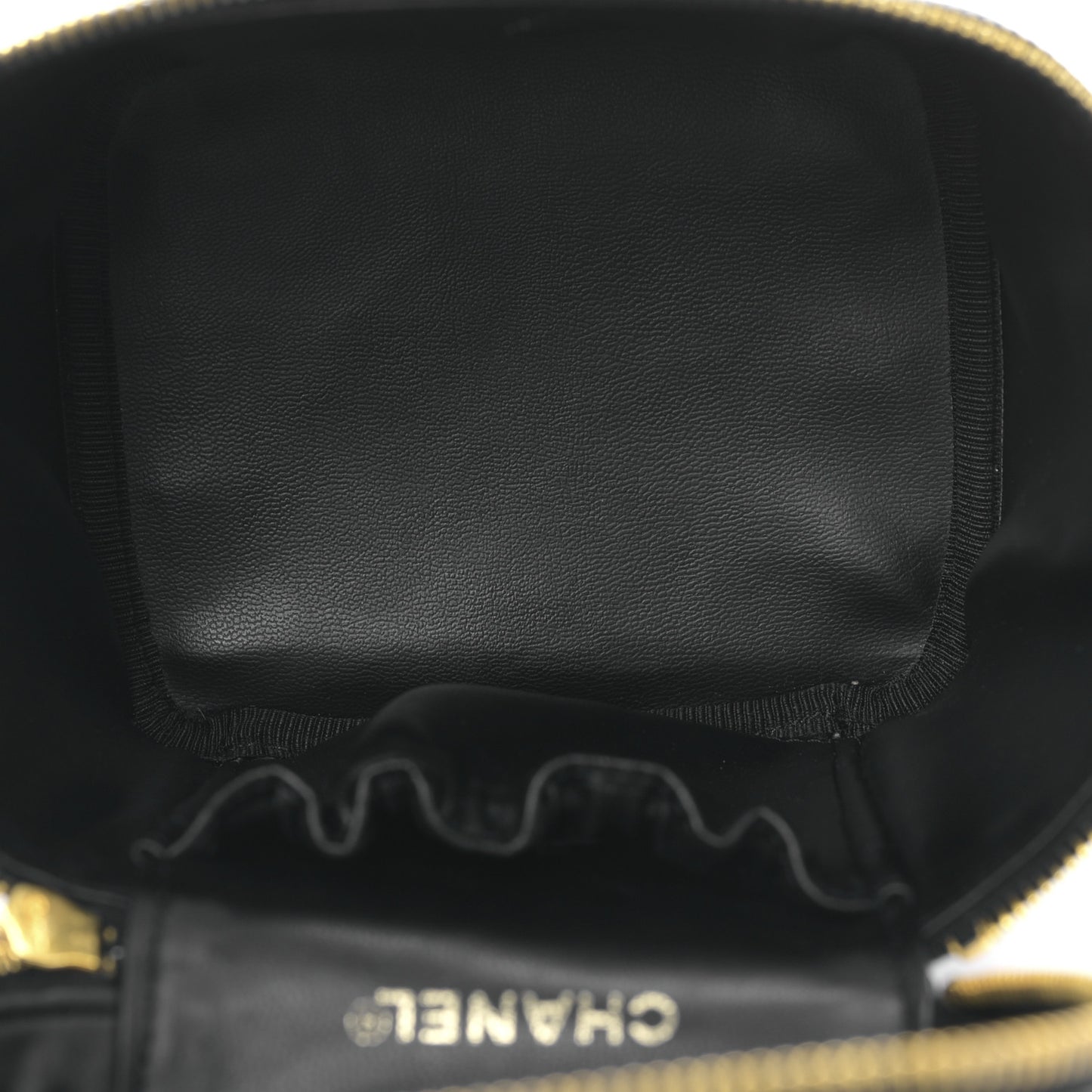 Patent Timeless Vanity Cosmetic Case Black