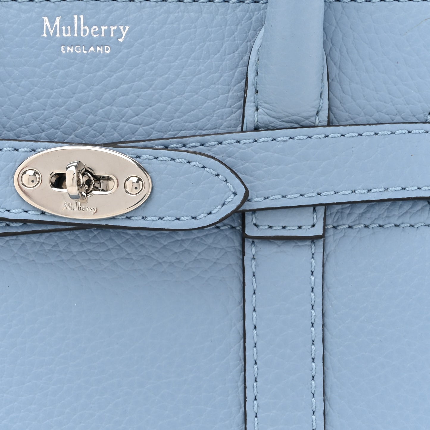Small Classic Grain Micro Zipped Bayswater Pale Slate