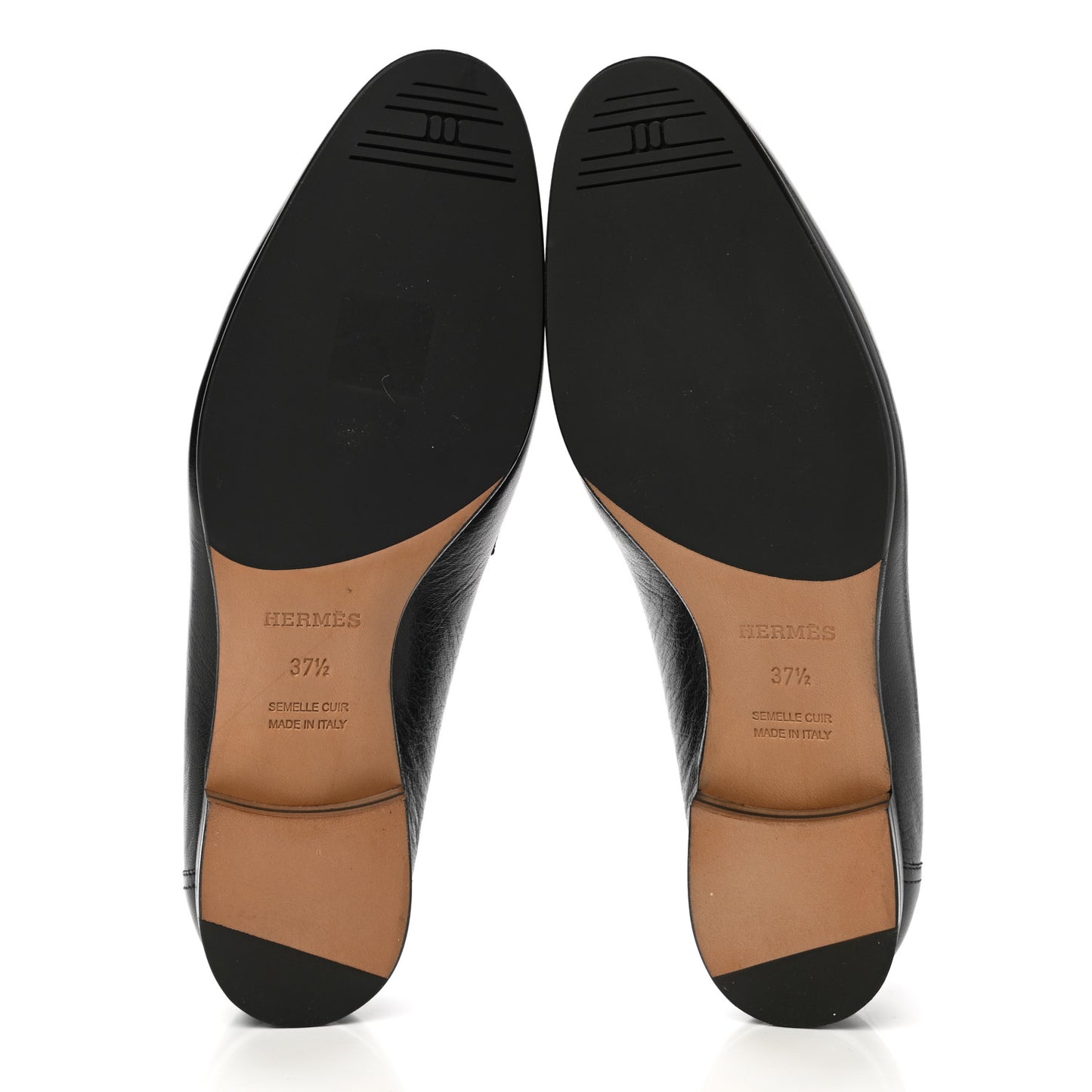 Goatskin Womens Paris Loafers 37.5 Black