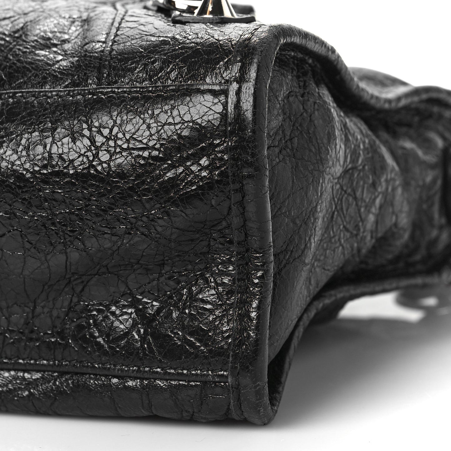 Agneau Classic Silver Hardware S City Black