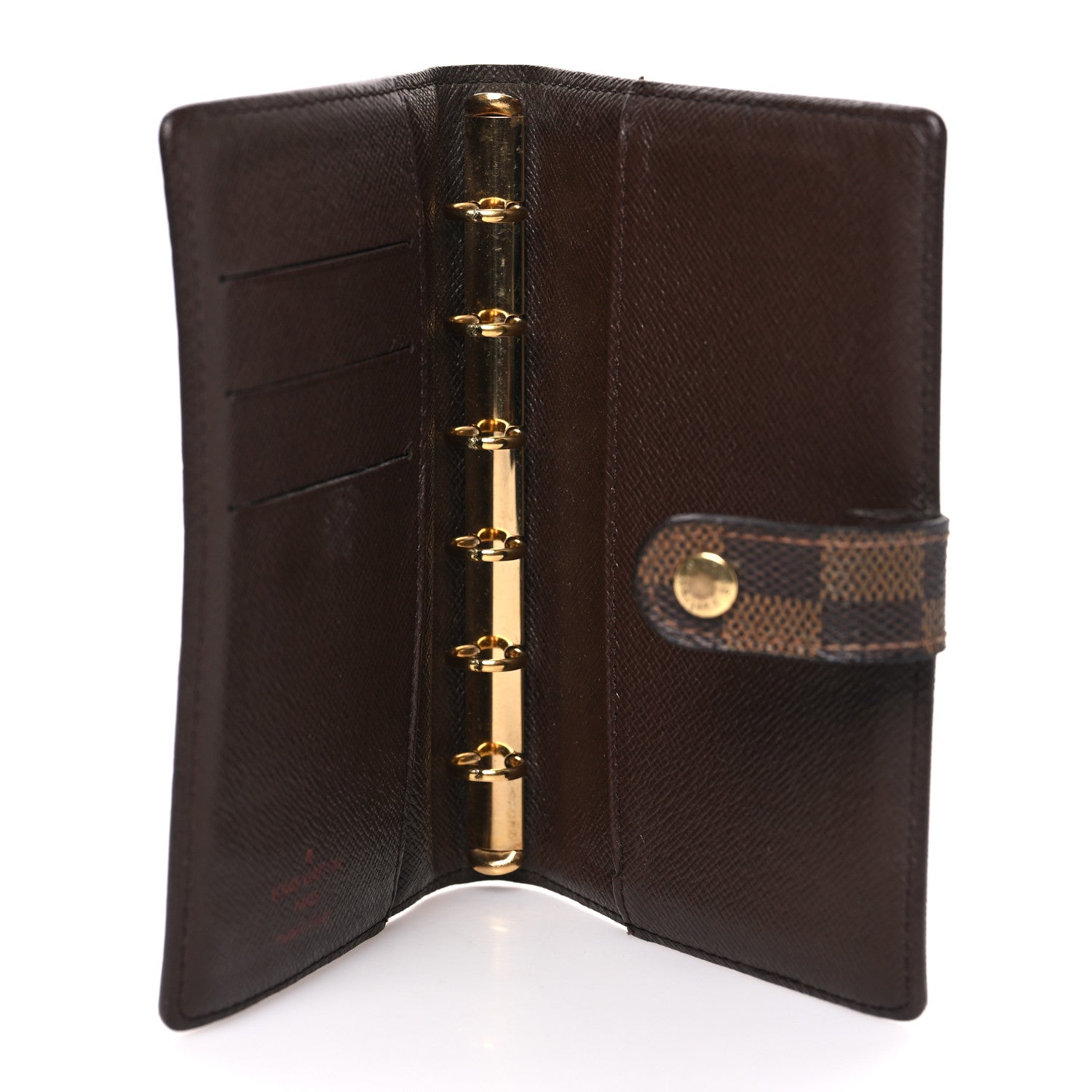 Louis Vuitton Damier Ebene Small Ring Agenda Cover 5 of 6