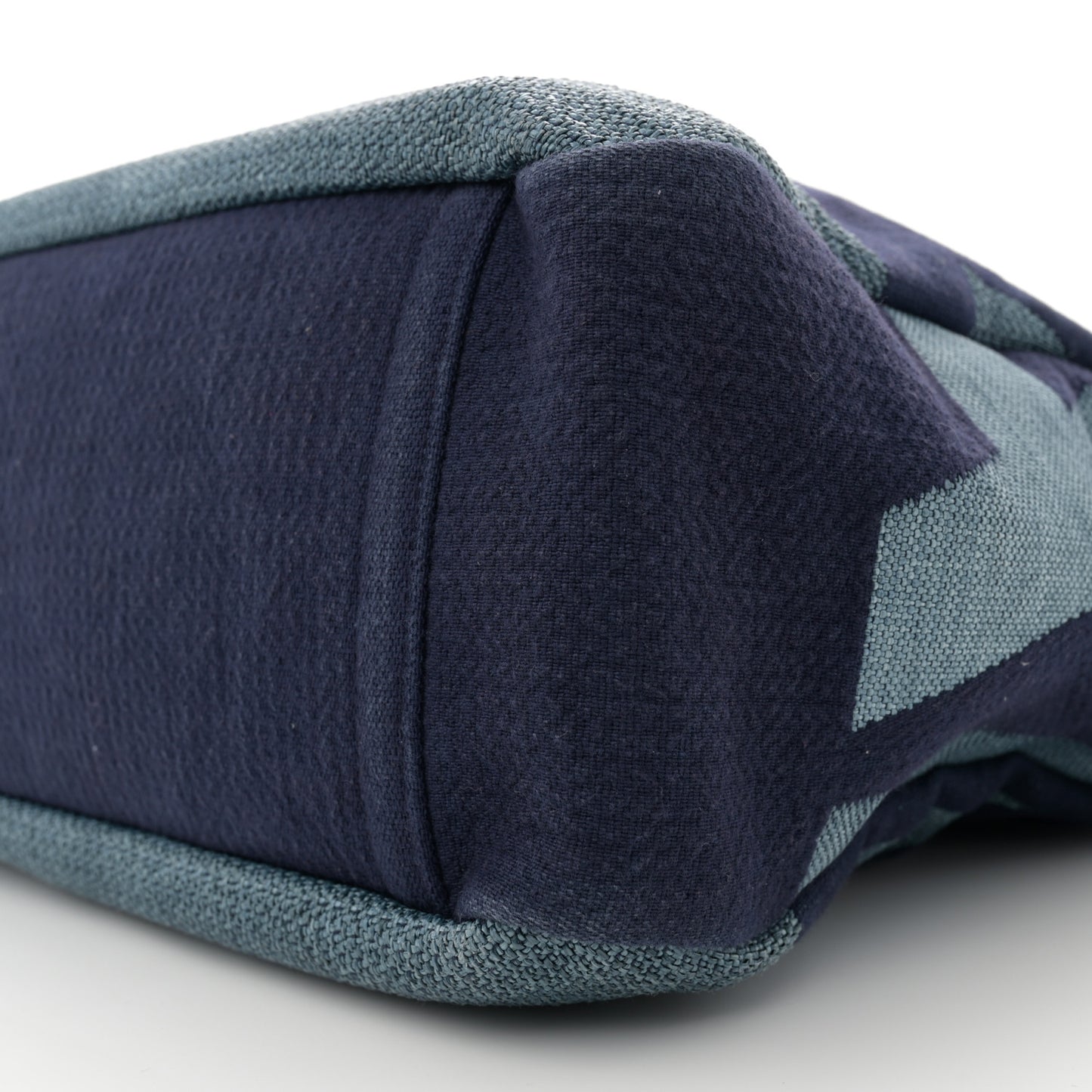 Canvas Large Shopping Tote Dark Blue