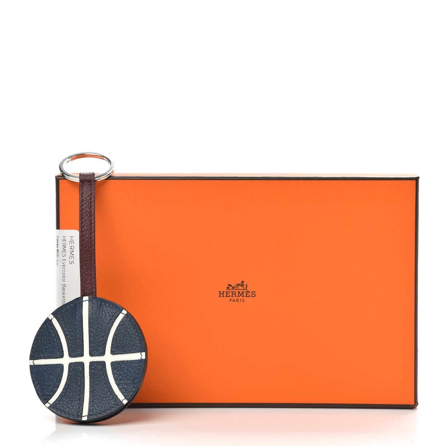 Evercolor Basketball Key Ring Bleu De Malte White Bordeaux