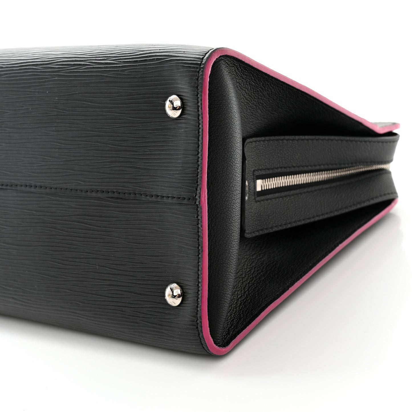Epi Vaneau GM Black Hot Pink