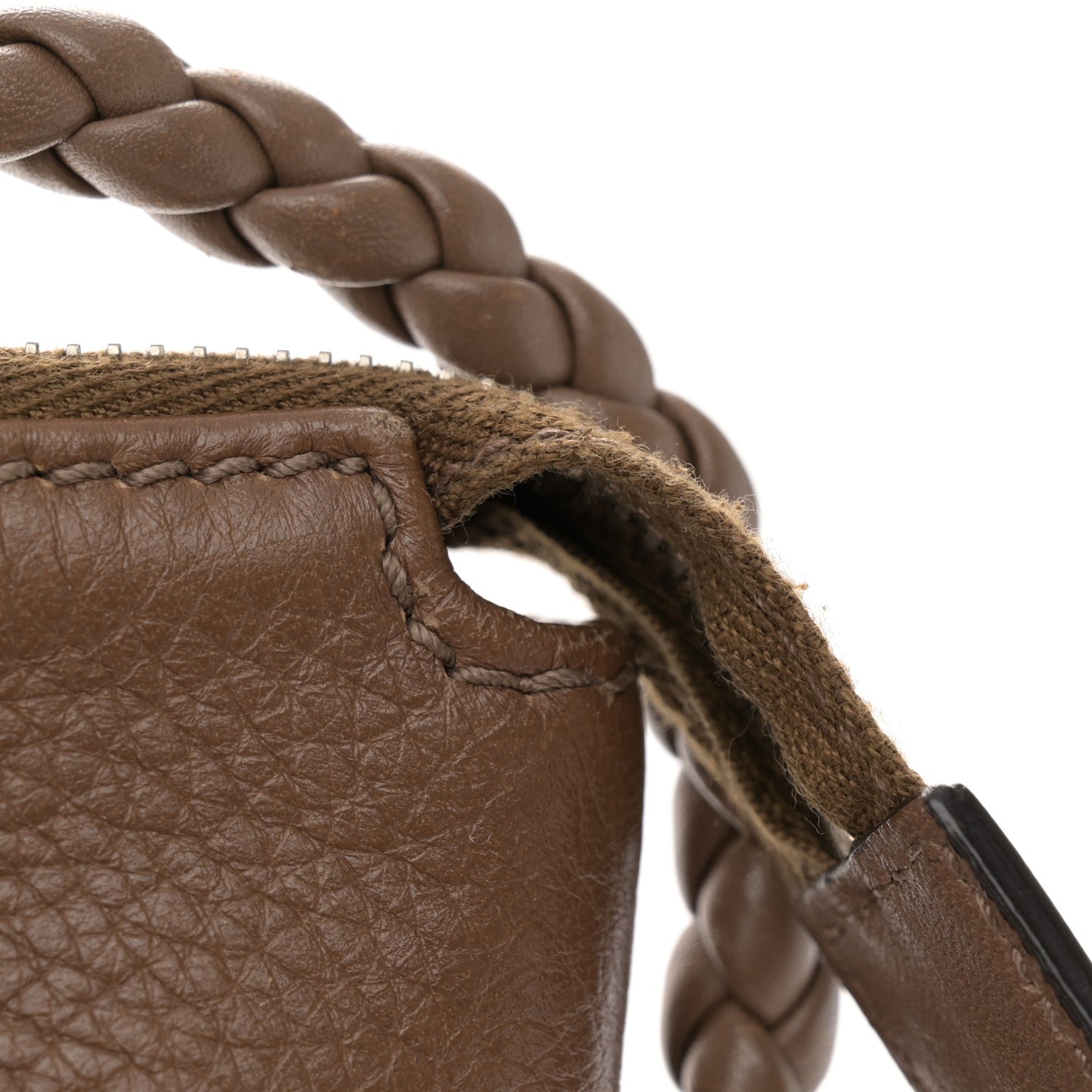 Deerskin Interlocking G Braided Messenger Bag Maple