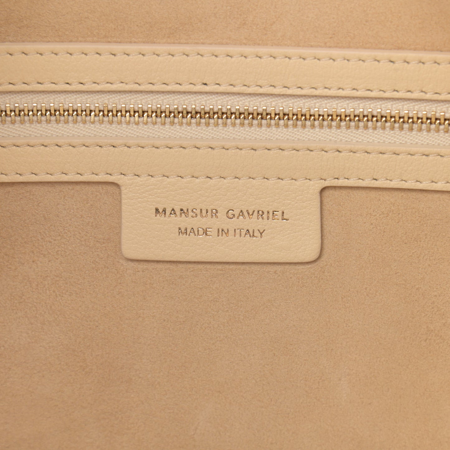 Calfskin Mini Swing Shoulder Bag Crema