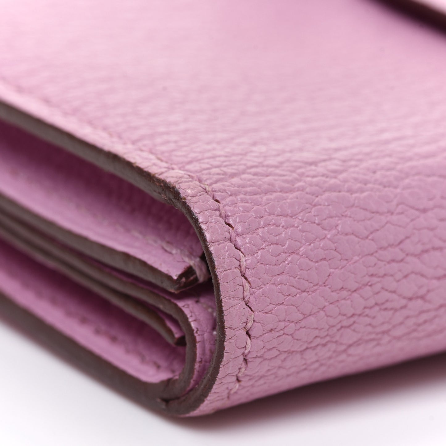 Chevre Mysore Mini Bearn Wallet Mauve Sylvestre