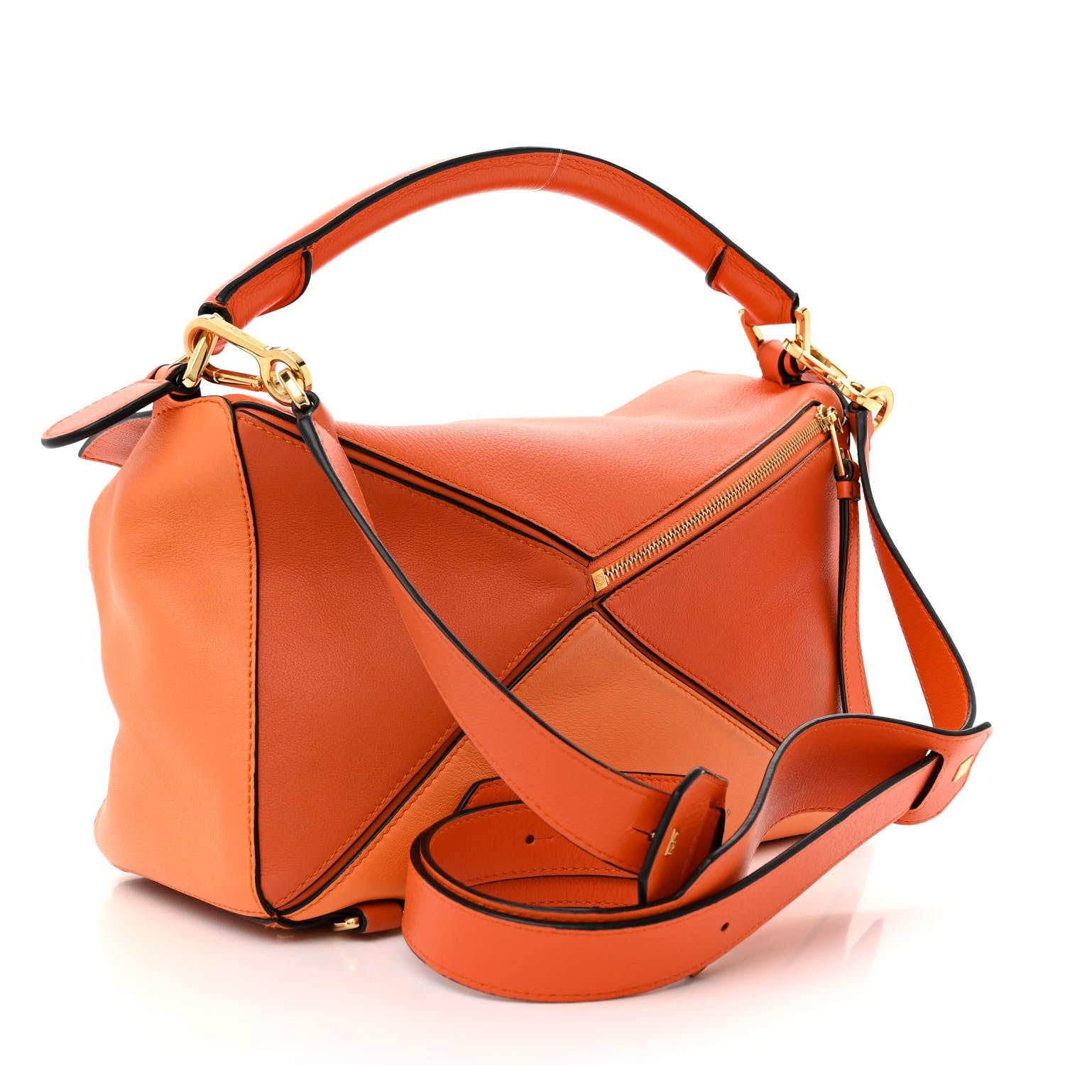 Loewe Calfskin Medium Puzzle Bag Spice Orange Pumpkin 3 of 19