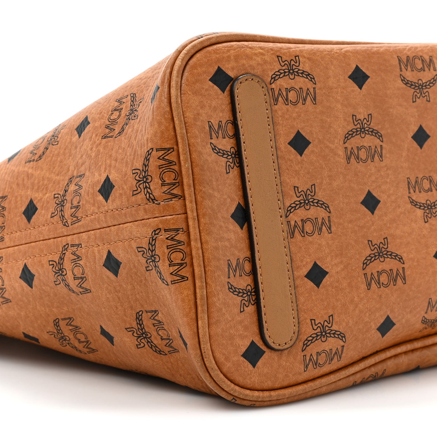 Visetos Medium Liz Reversible Shopper Tote Cognac