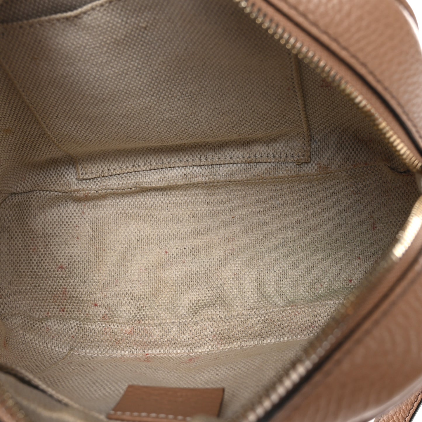 Pebbled Calfskin Small Soho Disco Bag Camelia
