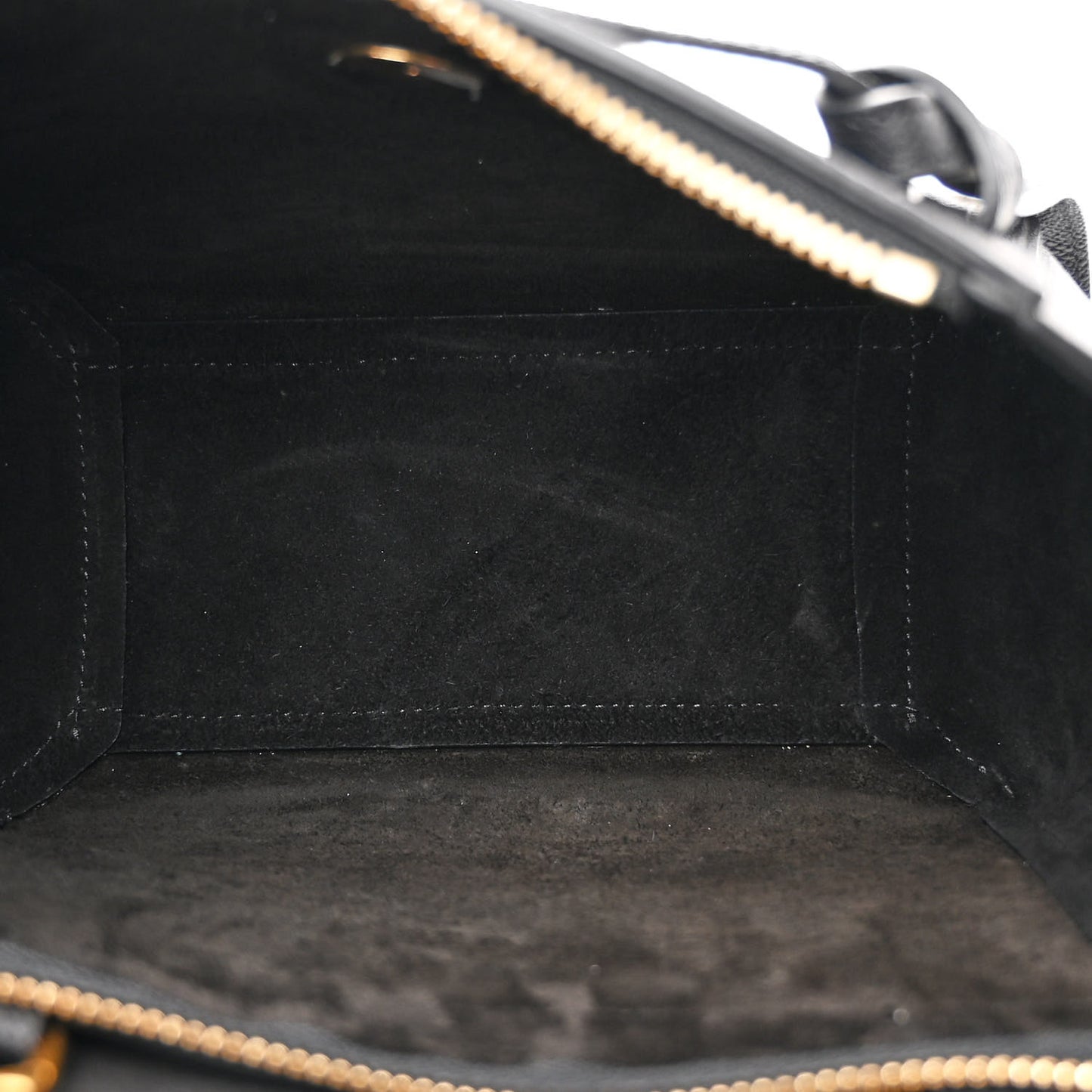 Grained Calfskin Nano Belt Bag Black