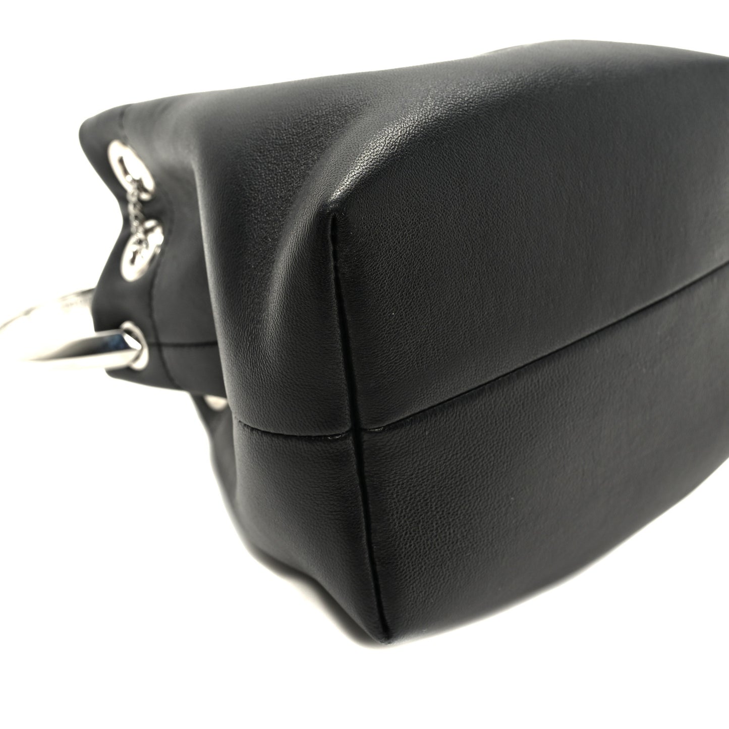 Calfskin Bon Bon Bag Bucket Bag Black