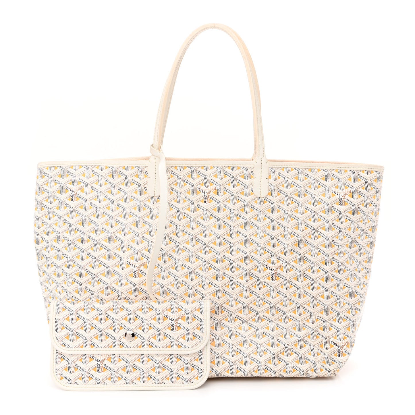 Goyardine Saint Louis Claire Voie PM White Orange