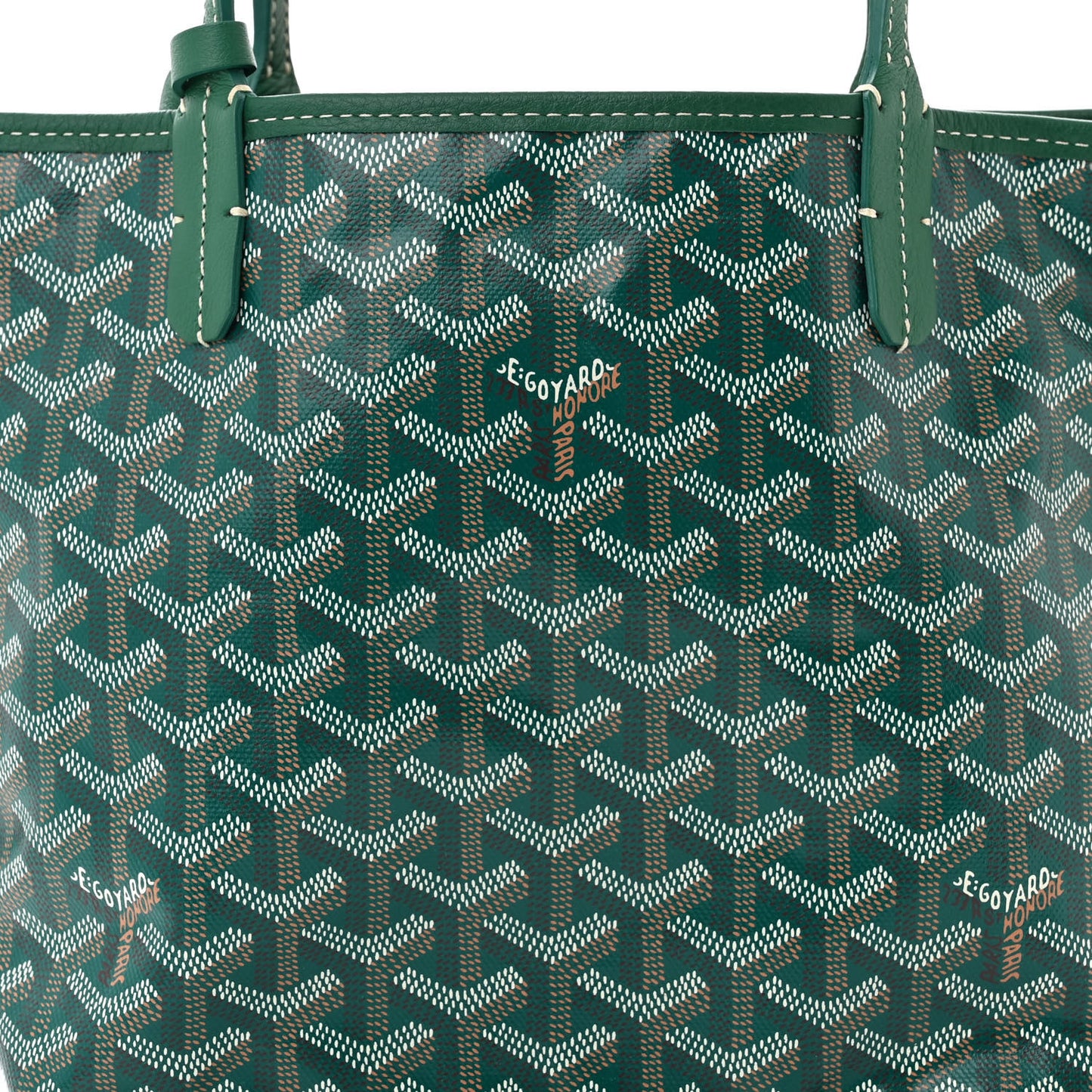 Goyardine Reversible Mini Anjou Green