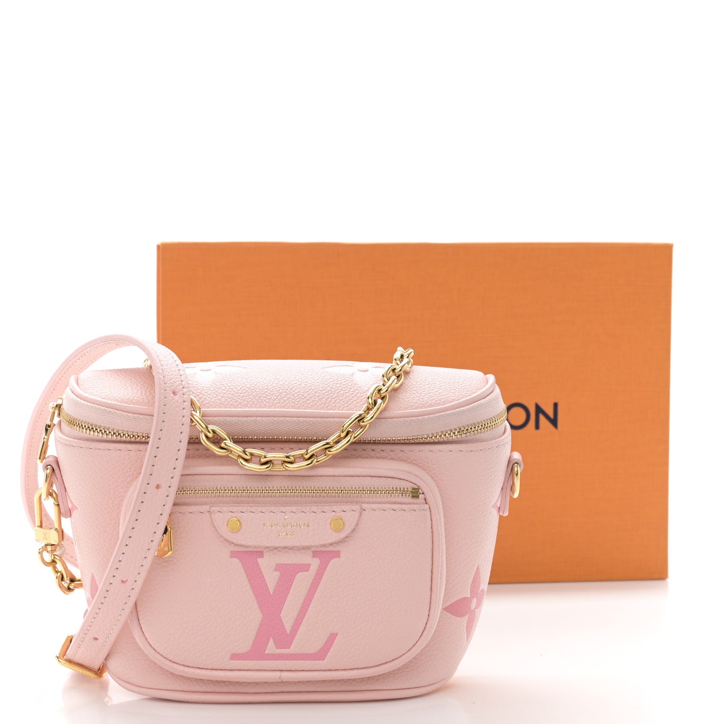 Empreinte Monogram Giant Mini Bumbag Gradient Pink